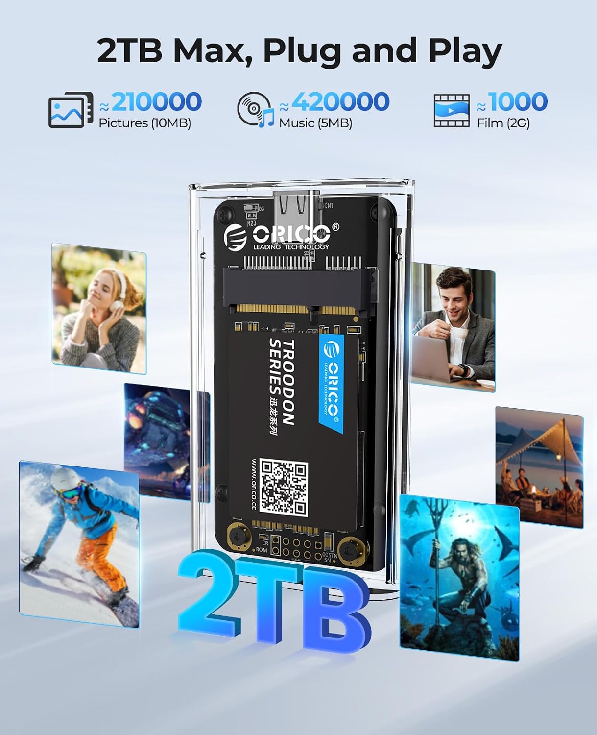 Thumbnail 4 de ORICO Boîtier mSATA SSD 5 Gbit/s 2 TB