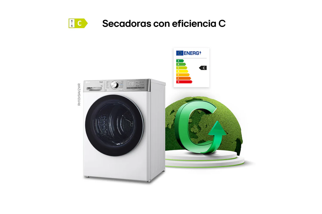 Detalle 1 de RH10V9AV2WR Secadora 10 kg C con bomba de calor