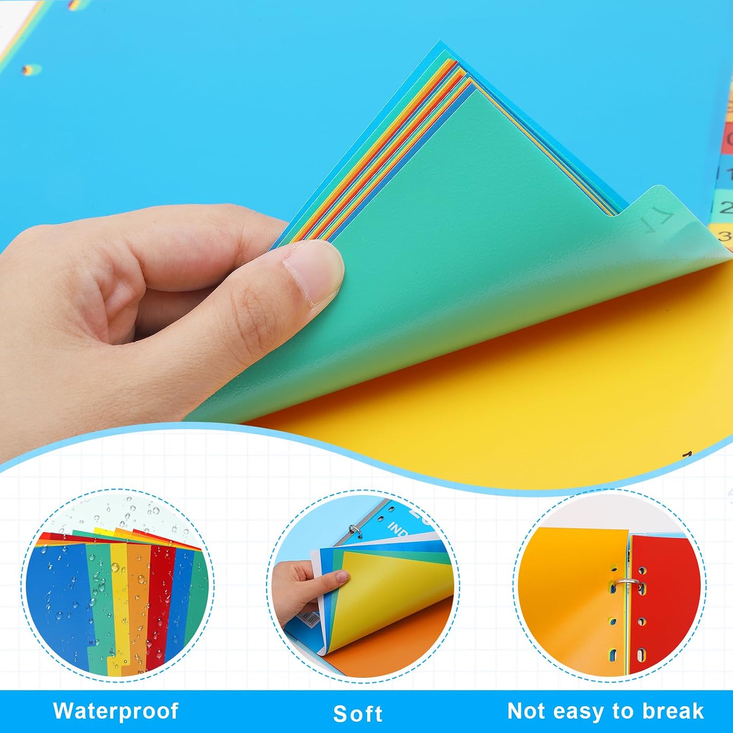Detalle 2 de File Dividers A4 3 Pack 20 Part