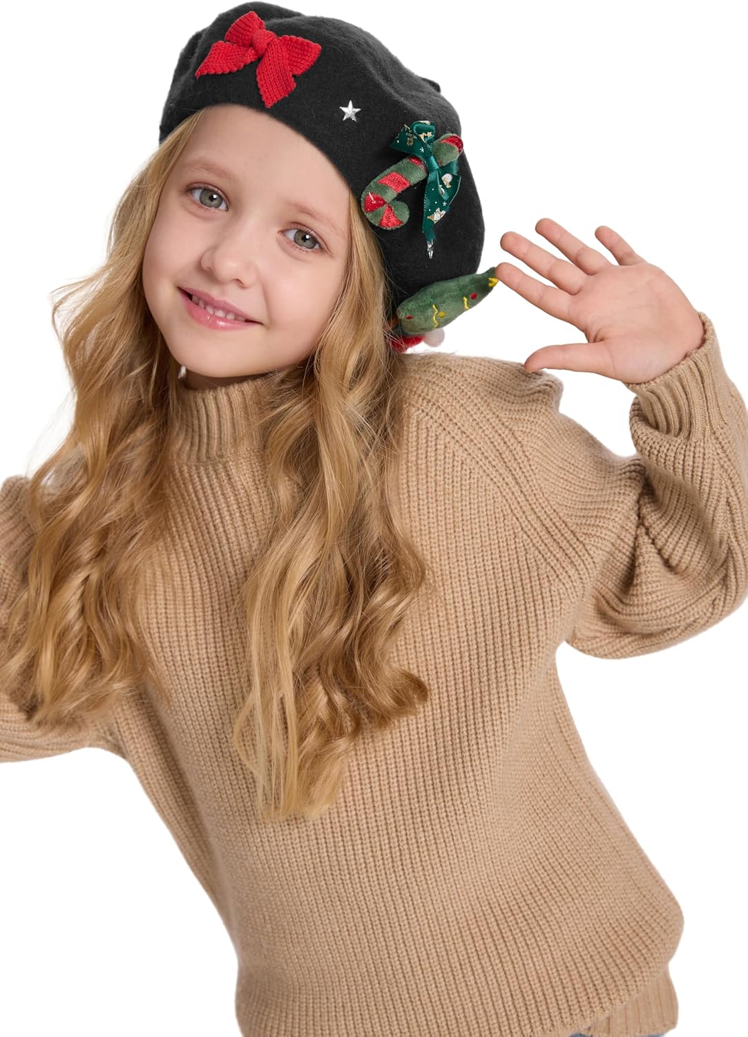 Thumbnail 2 de ZLYC Klassische Baskenmütze aus Wolle (90% Wolle/10% Nylon) für Kinder 3–7 Jahre