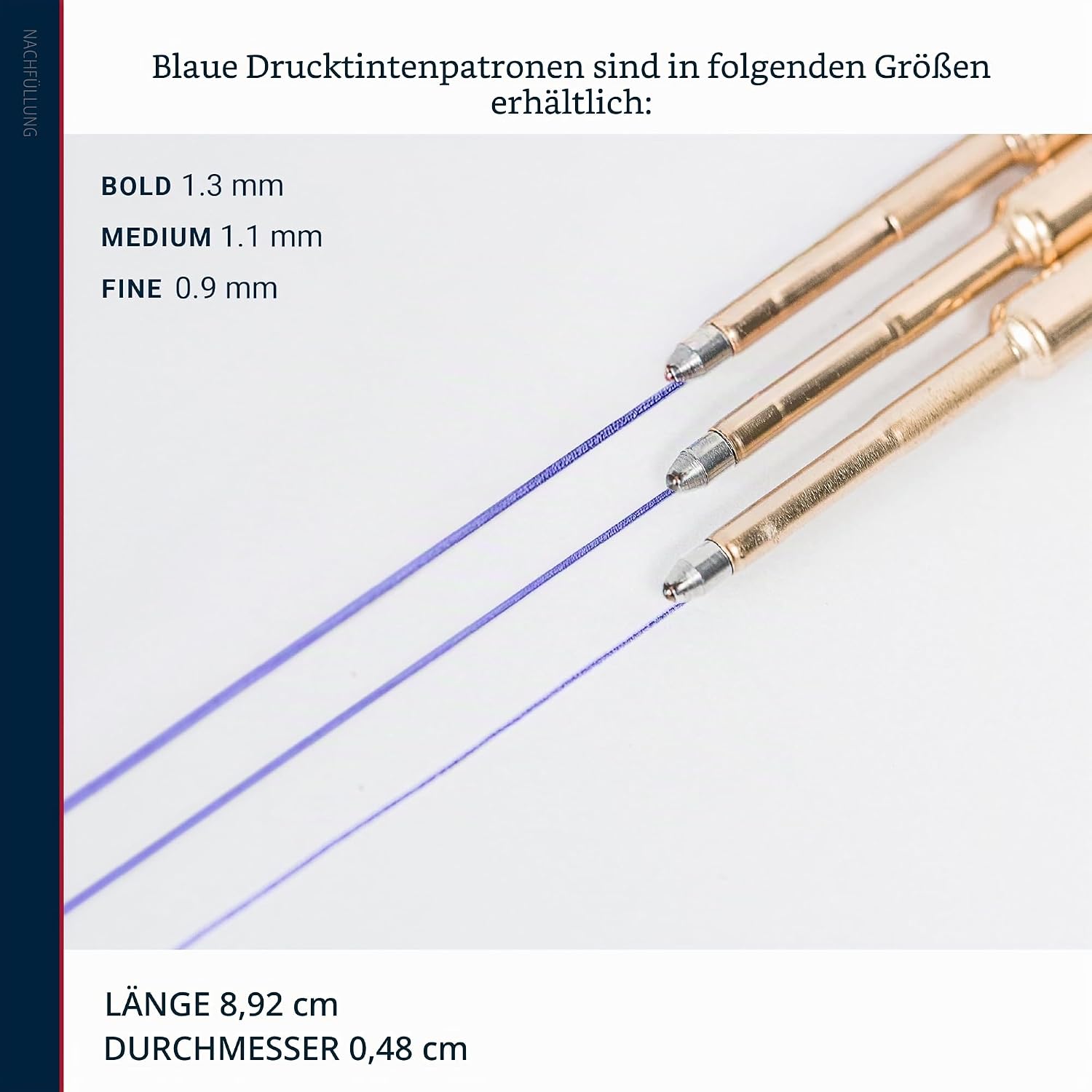Detalle 2 de Fisher Space Pen Point SPR1F Blau – Gasdruckmine für Extremeinsatz
