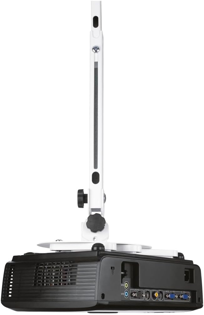 Thumbnail 5 de Support vidéoprojecteur plafond et mur rotatif 360° Hama, inclinable ±30°, réglage en hauteur 44 à 63,4 cm, charge max 15 kg