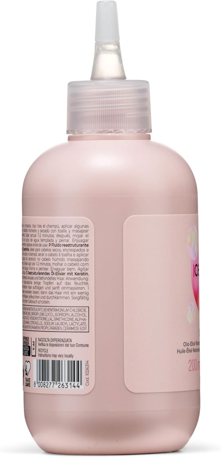 Detalle 2 de Inebrya Ice Cream Keratin Oil 200 ml 💇♀