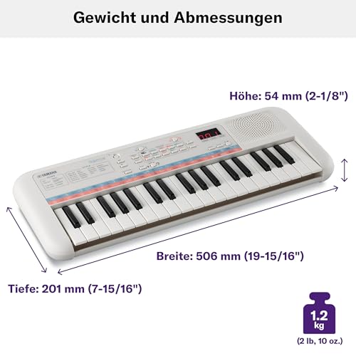 Detalle de Yamaha Remie PSS-E30 Mini-Keyboard – Kompakt, leicht und kindgerecht mit tollem Klang