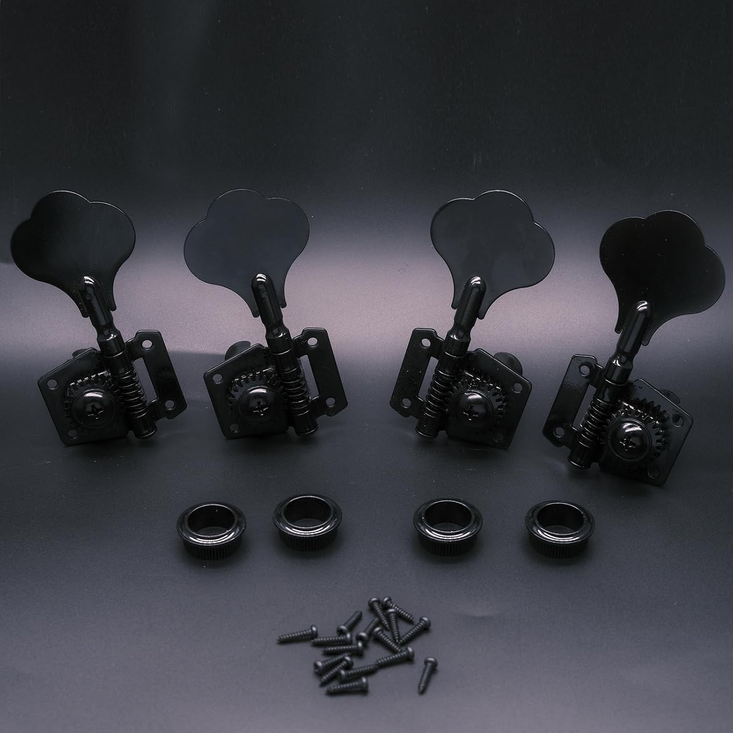 Thumbnail 4 de harpfeas XX035 2R2L Bass Tuning Pegs, Black Open-Gear 24:1