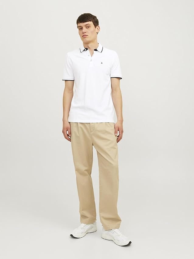 Thumbnail 3 de Jack & Jones Polo SS 2pk, Hombre Bright Cobalt/Blanco