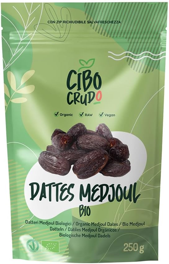 Detalle de Dattes Medjool Bio Premium – 1,5 kg, Géantes et Crues, Riches en Fibres
