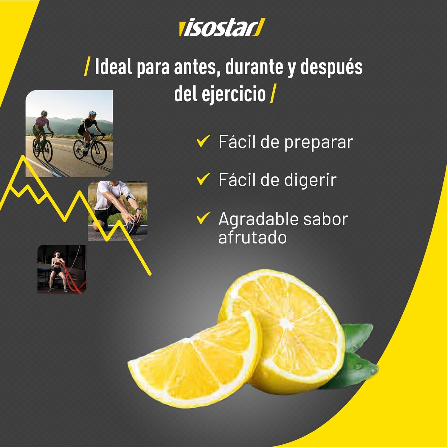 Detalle de Isostar Hydrate & Perform 800 g bebida isotónica