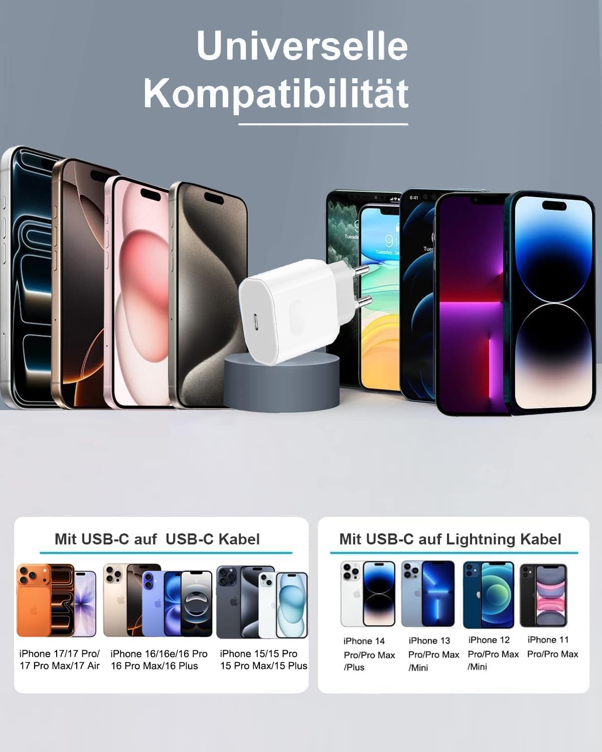 Thumbnail 6 de iPhone 20W USB C Ladegerät PD 3.0