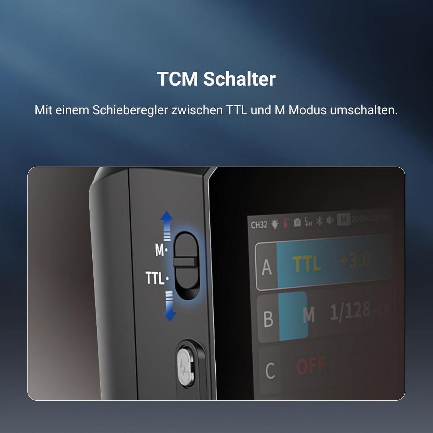 Thumbnail 6 de NEEWER 100Ws 2,4G TTL Blitz Rundkopf – TTL, HSS bis 1/8000s, 3000mAh Akku, Canon-Kompatibilität
