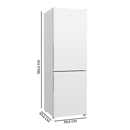 Detalle 2 de Cecotec Frigorífico Combi Bolero 2 Puertas 322 White E – 322 L, No Frost, clase E
