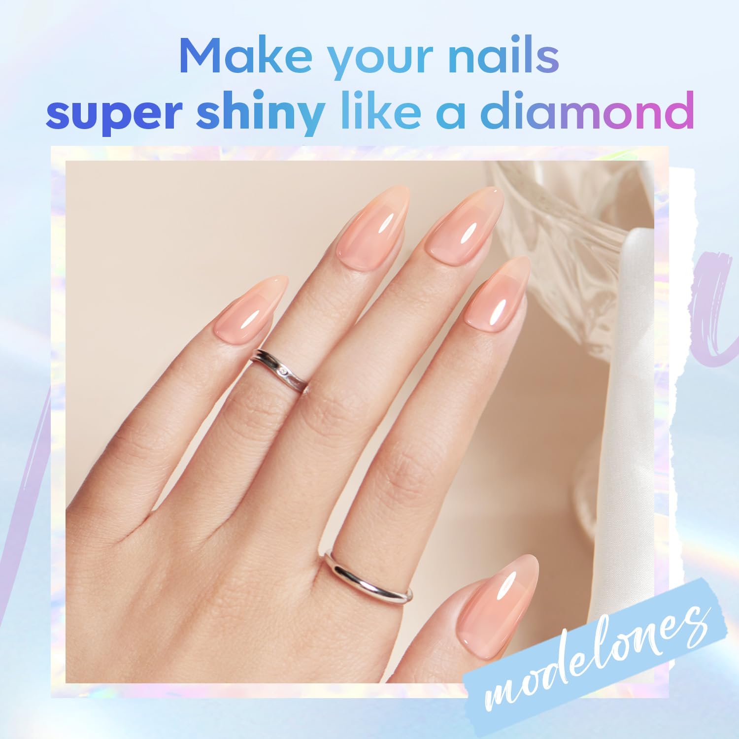 Detalle 1 de modelones Gel Top Coat 15 ml Super Shiny