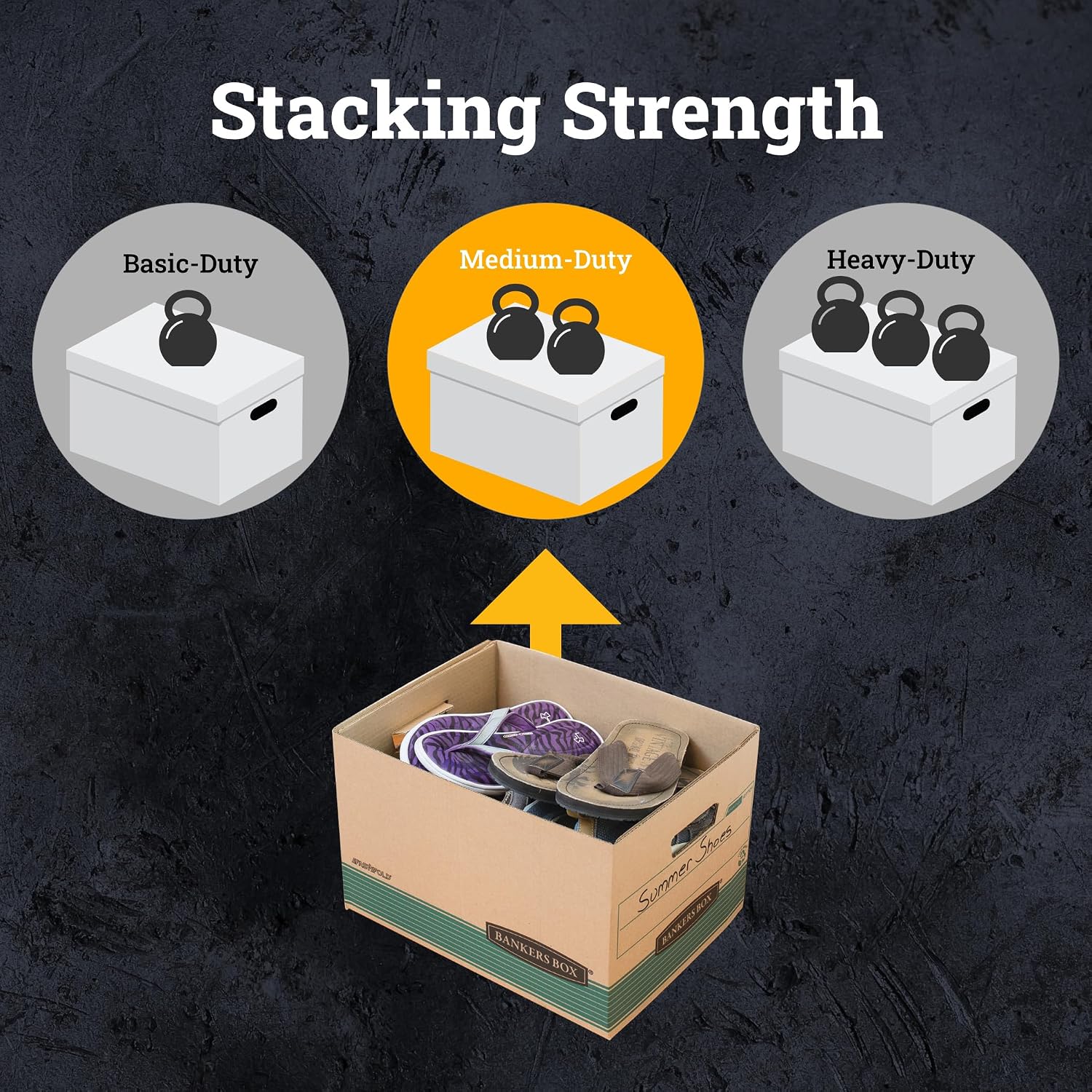 Thumbnail 5 de Bankers Box 20-Pack Recycled Medium Duty File Storage Boxes