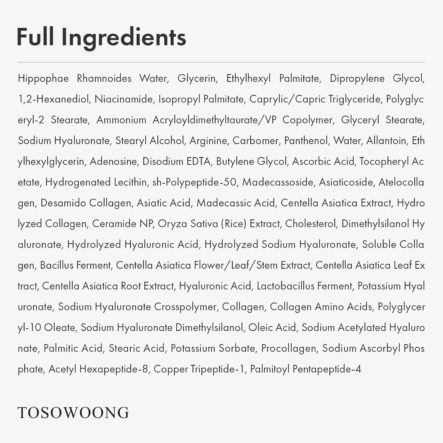 Thumbnail 5 de TOSOWOONG Hyaluronic Acid 9 Cream 50ml