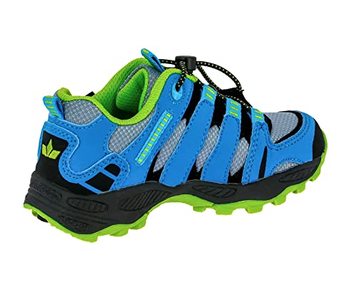 Thumbnail 3 de Lico Unisex Fremont Trekking-& Wanderhalbschuhe Grau Blau Lemon (Größe 34 EU) – Schnellverschluss, mehrfarbiges Muster