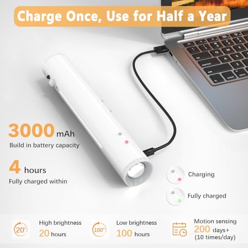 Thumbnail 2 de Bravzurg Aplique Pared Recargable con Sensor y Luz LED💡