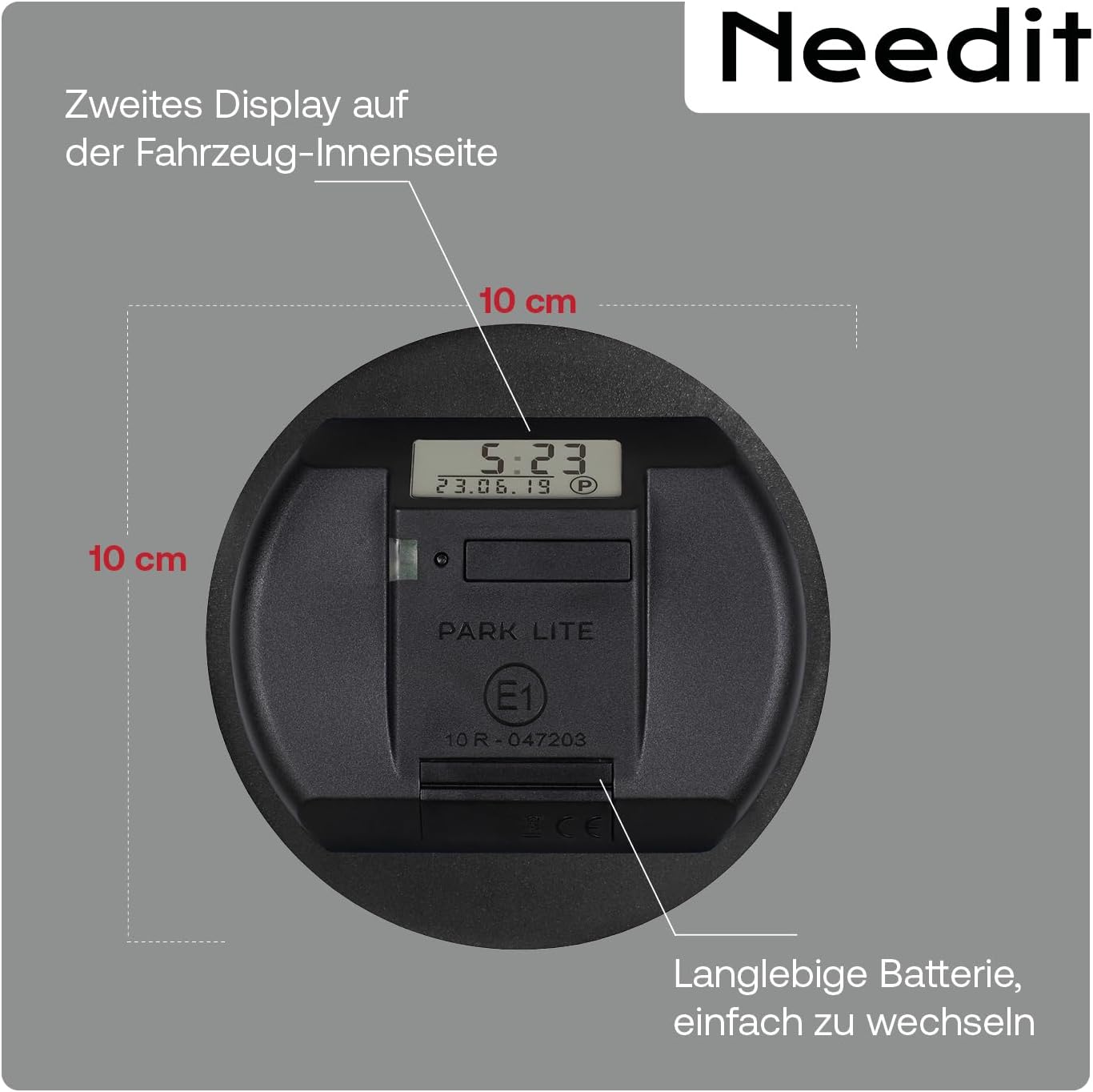 Detalle 1 de Needit Park Lite One elektronische Parkscheibe