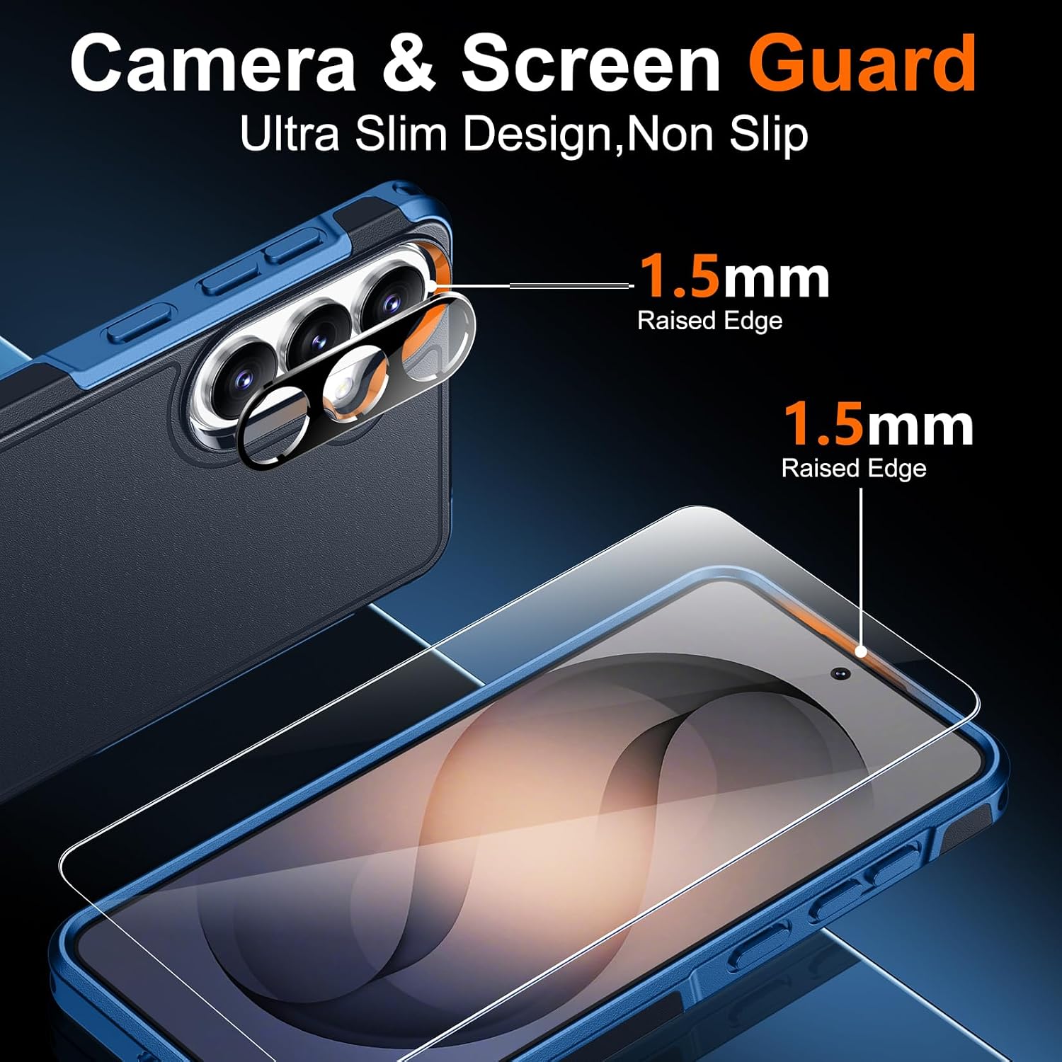 Detalle 2 de SPIDERCASE Galaxy S26 Case with 10-Foot Drop Protection and Screen & Camera Protectors