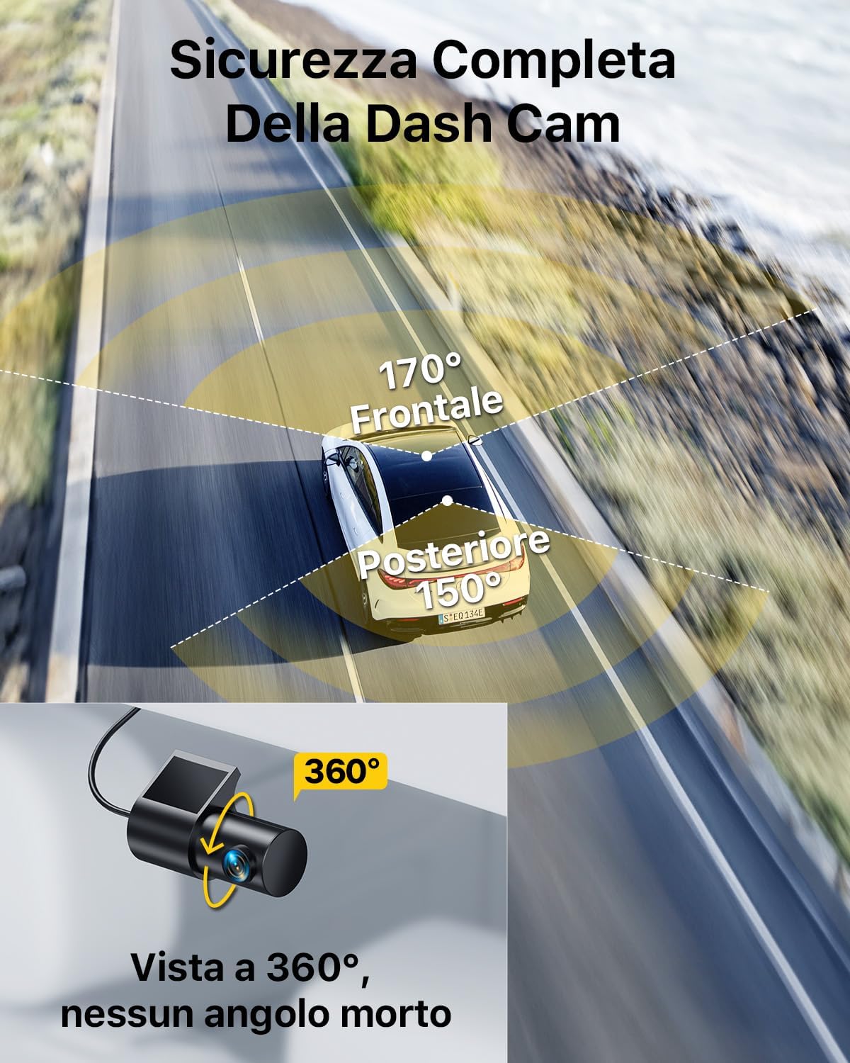 Thumbnail 3 de GKU D700 dash cam 4K fronte/posteriore