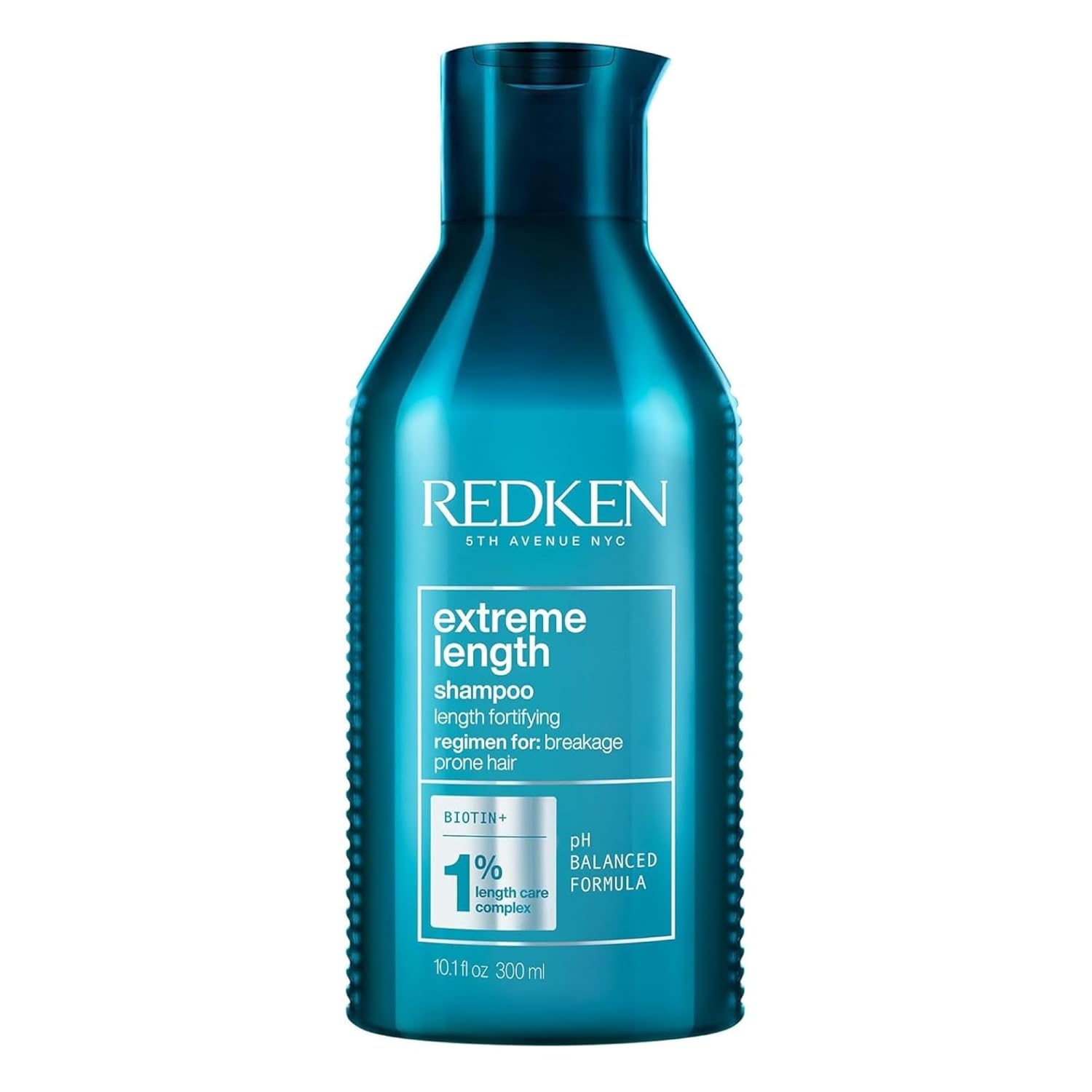 Detalle de Redken Extreme Length Shampoo mit Biotin gegen Haarbruch – für lange & starke Haare (1 x 300 ml)