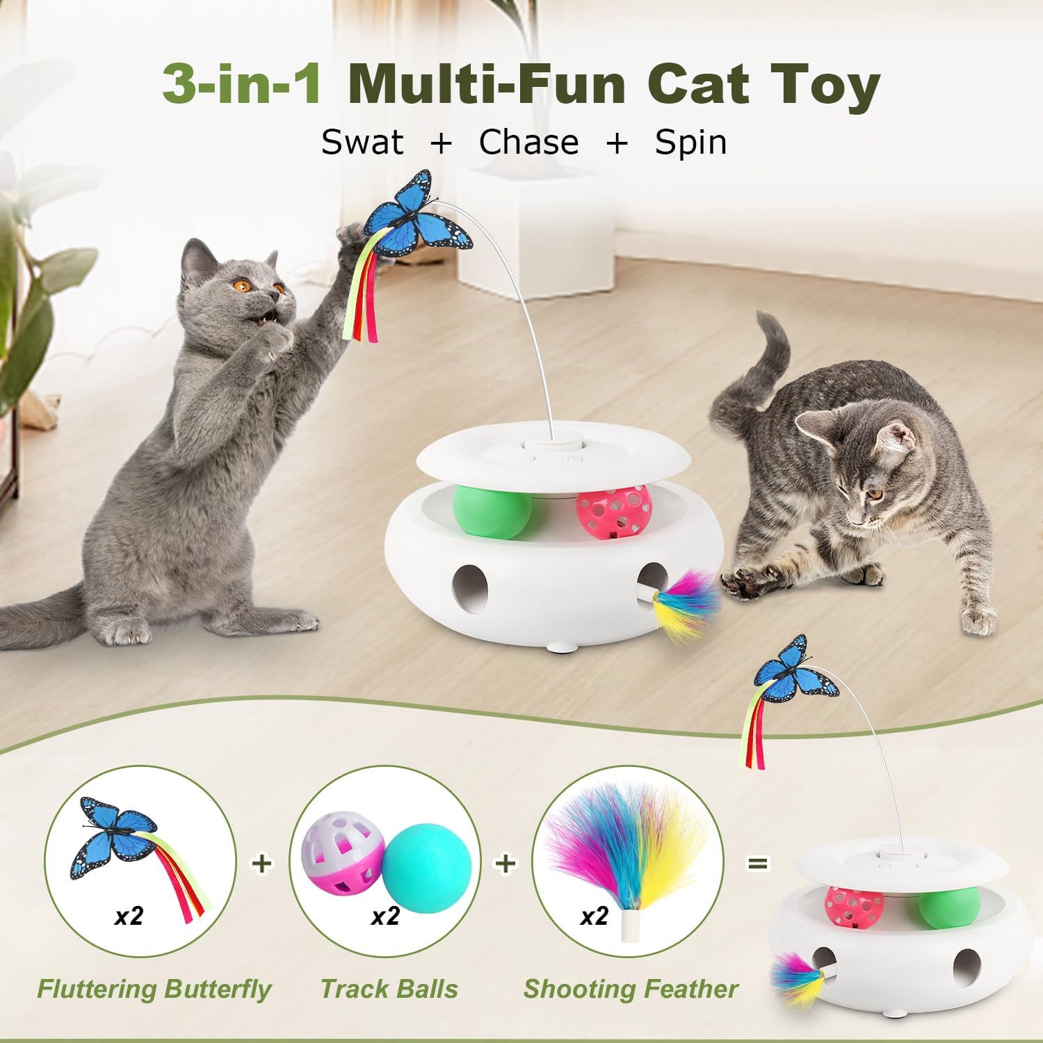 Thumbnail 6 de 3-in-1 Interactive Cat Toy