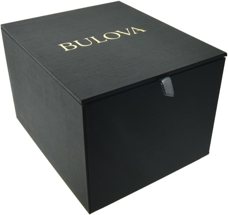 Detalle de Bulova Men’s Icon High Precision Quartz Chronograph Watch (Curved Mineral Crystal)