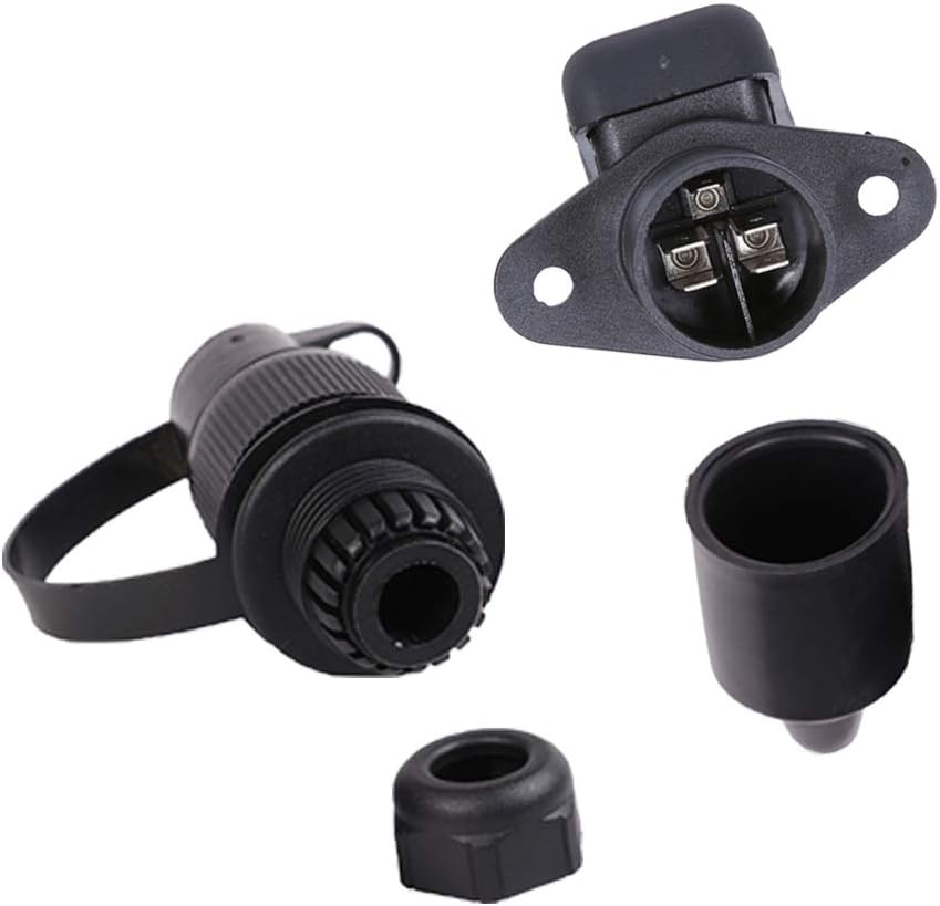 Thumbnail 6 de ETUKER 3 Pin Trailer Plug and Socket (12V) Waterproof Connector for Caravans, Trucks, Boats & Trailers