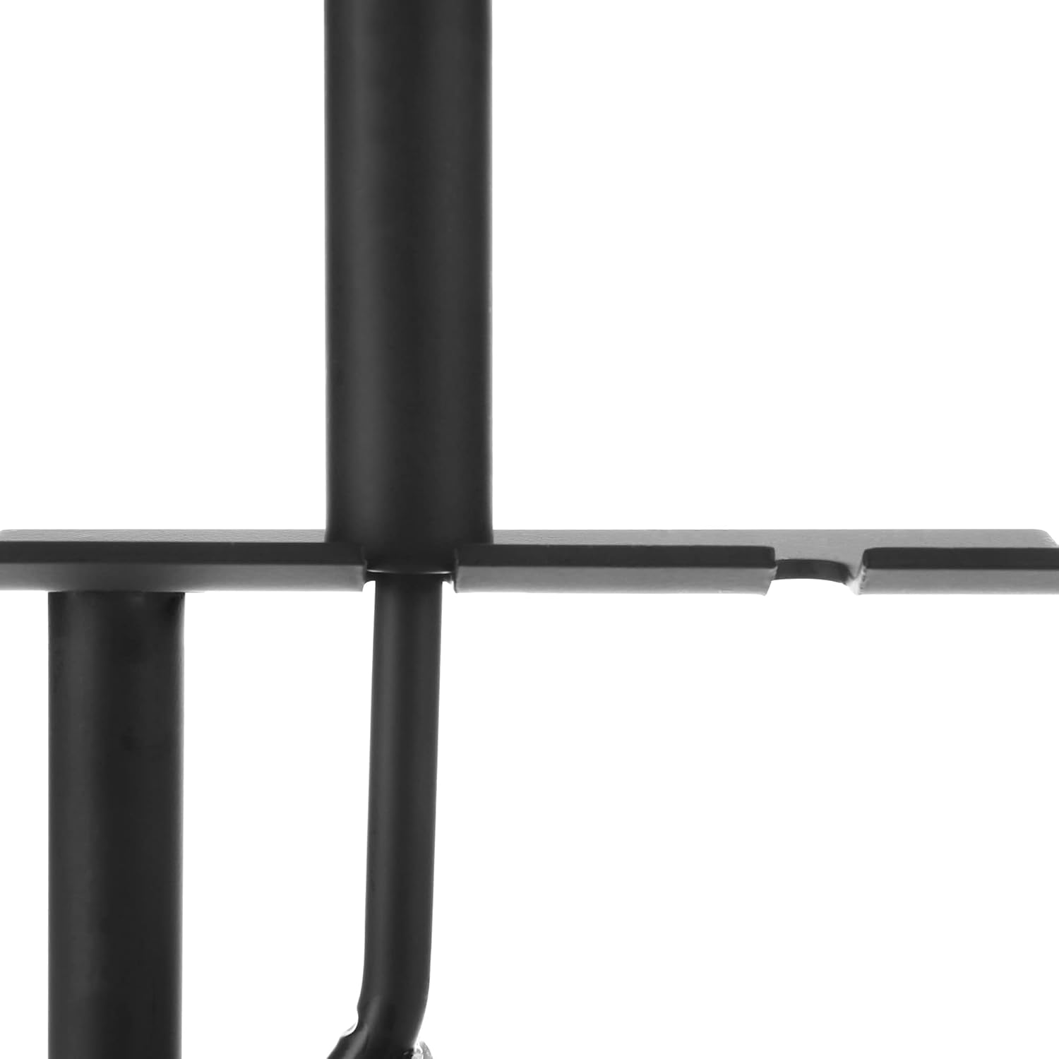 Detalle de COM-FOUR® Set camino nero 3 pezzi: pala, scopa e supporto per stufe compatte