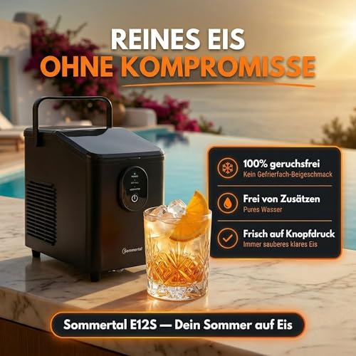 Thumbnail 7 de Sommertal EM12S Eiswürfelmaschine – 12 kg/24 h, selbstreinigen & leise