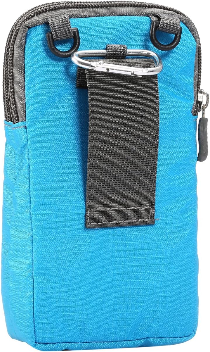 Detalle de Cell Phone Belt Clip Holder for Men – 7.2" Crossbody Nylon Waist Bag