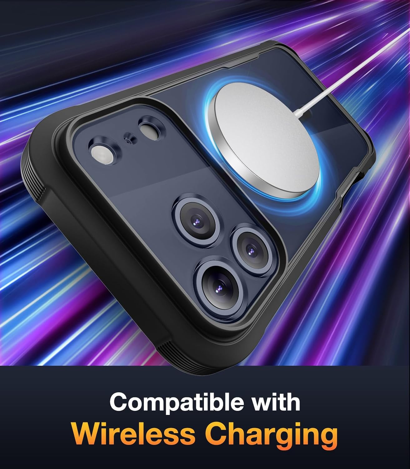 Thumbnail 3 de Diaclara Magnetic Case for iPhone 17 Pro Max with Built-in Privacy Screen and Full-Body 360° Protection