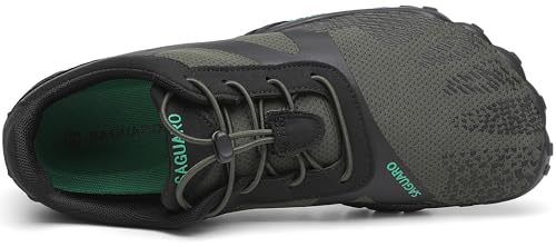 Thumbnail 5 de SAGUARO Zapatillas Minimalistas de Trail Running para Hombre/Mujer, Ligeras y Transpirables – Verde 44 EU