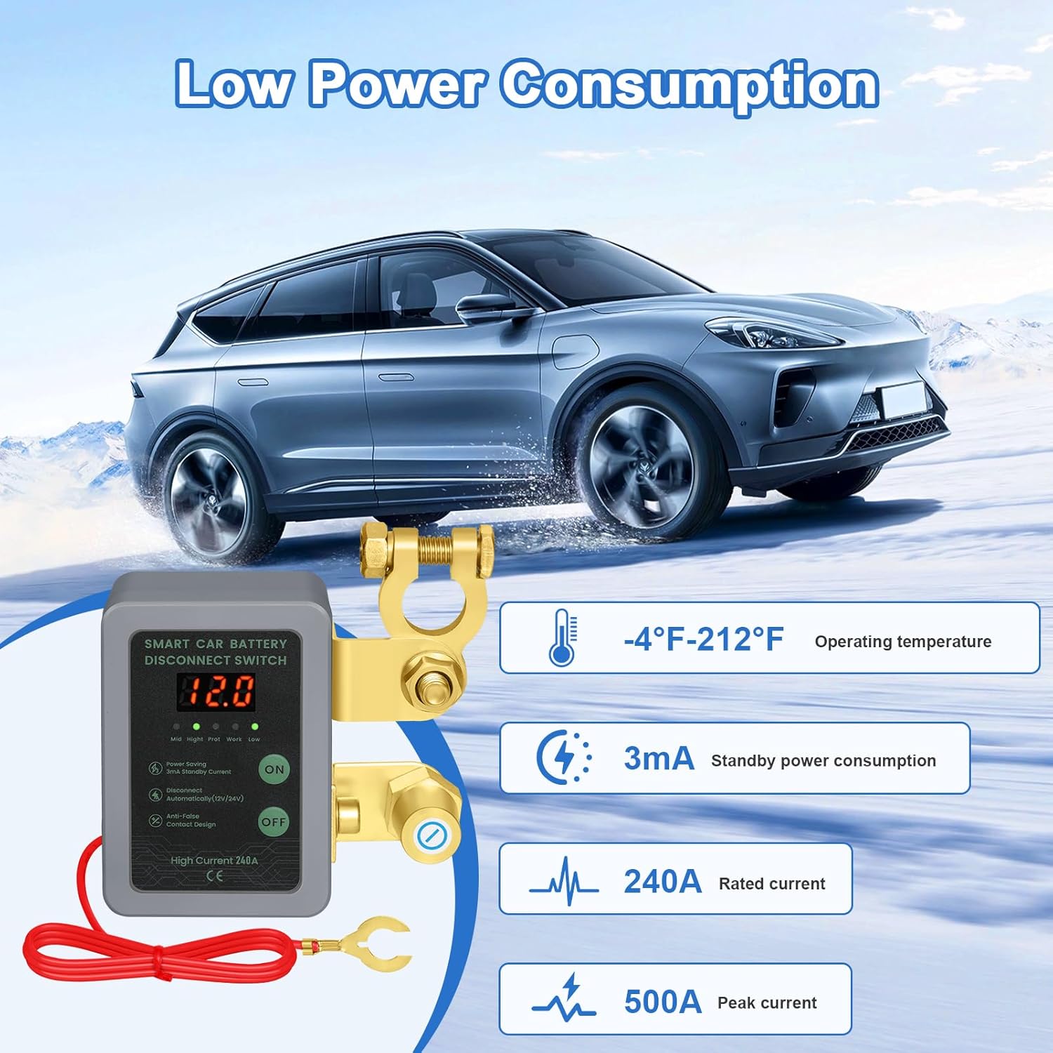 Thumbnail 3 de Interruptor desconexión batería 12V 240A con telemando