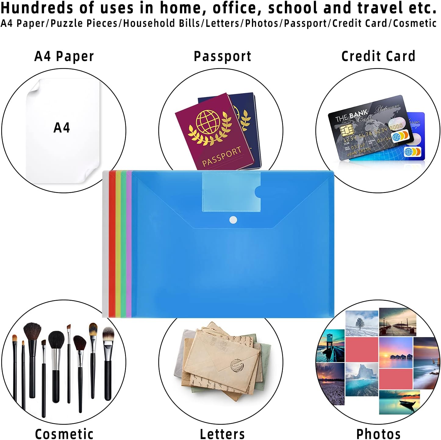 Thumbnail 5 de A4 Plastic Wallets 30-pack, waterproof 📁