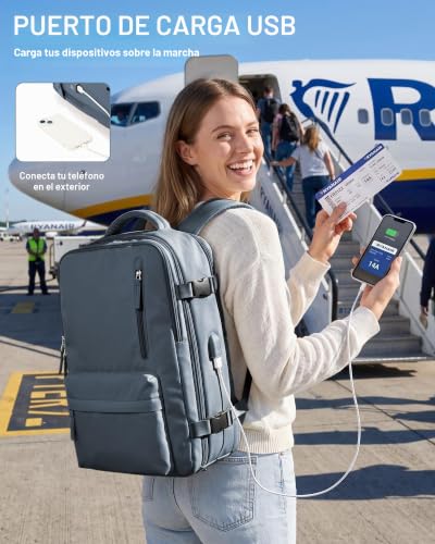 Detalle de SZLX Mochila al Vacío con Bomba para Cabina 40x30x20 – Opción práctica para viajar ligero