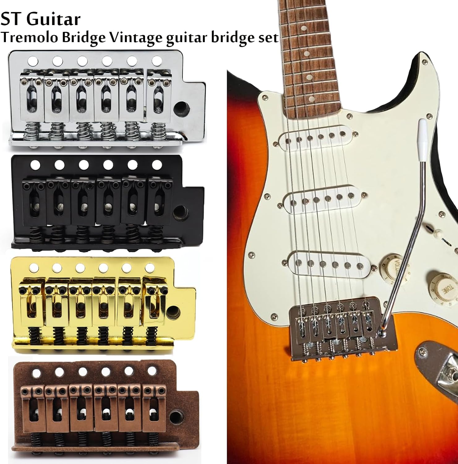 Thumbnail 4 de ST Guitar Tremolo Bridge 52.5mm