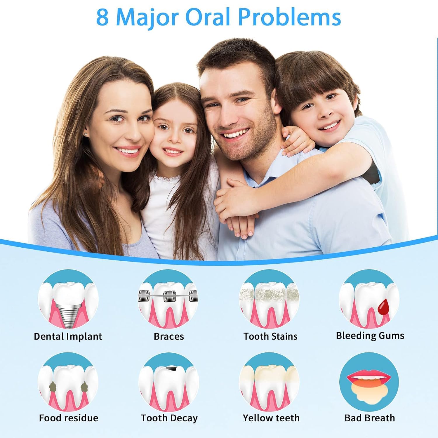 Thumbnail 5 de TUREWELL Water Dental Flosser for Teeth Braces
