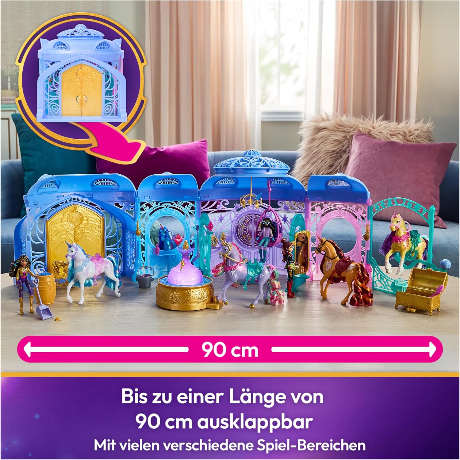 Thumbnail 6 de Unicorn Academy Stall 90 cm