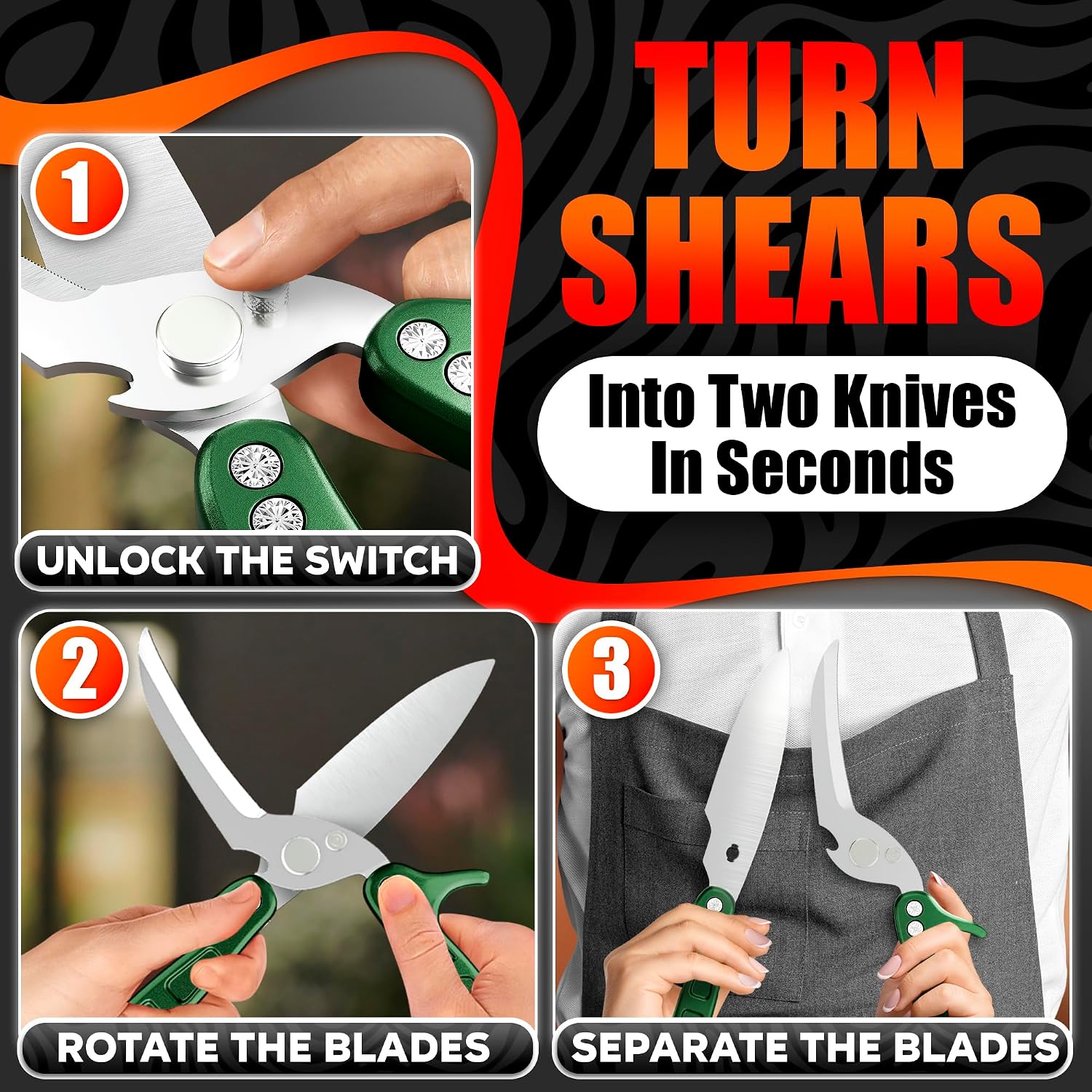 Detalle 2 de Kitchen Shears Stainless Steel