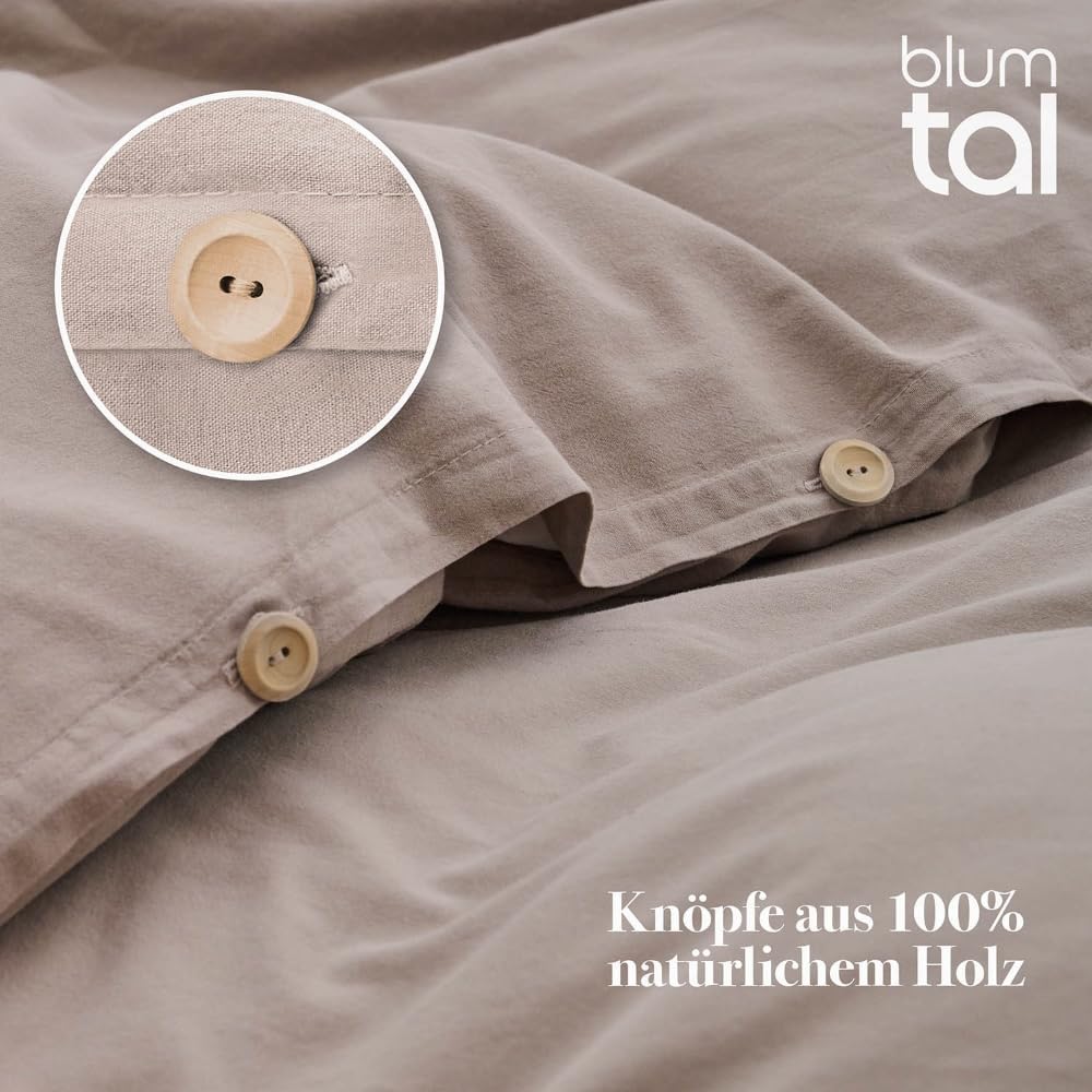 Thumbnail 3 de Blumtal Conjunto de Ropa de Cama Lino Beige