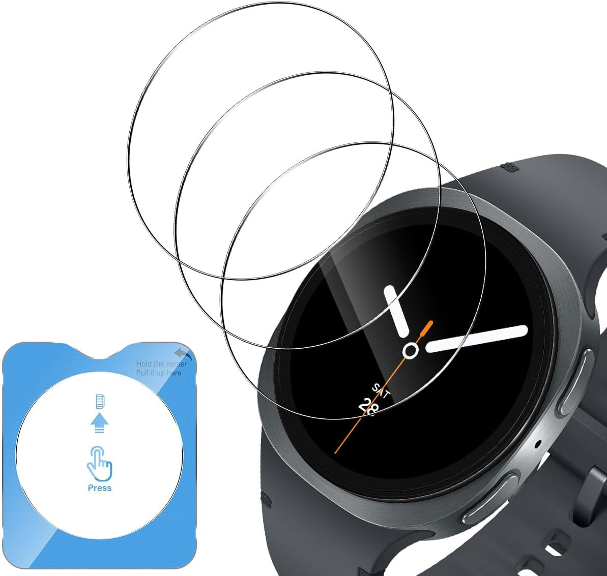 Detalle de Mayfun Schutzfolie Galaxy Watch 8 44mm 3er