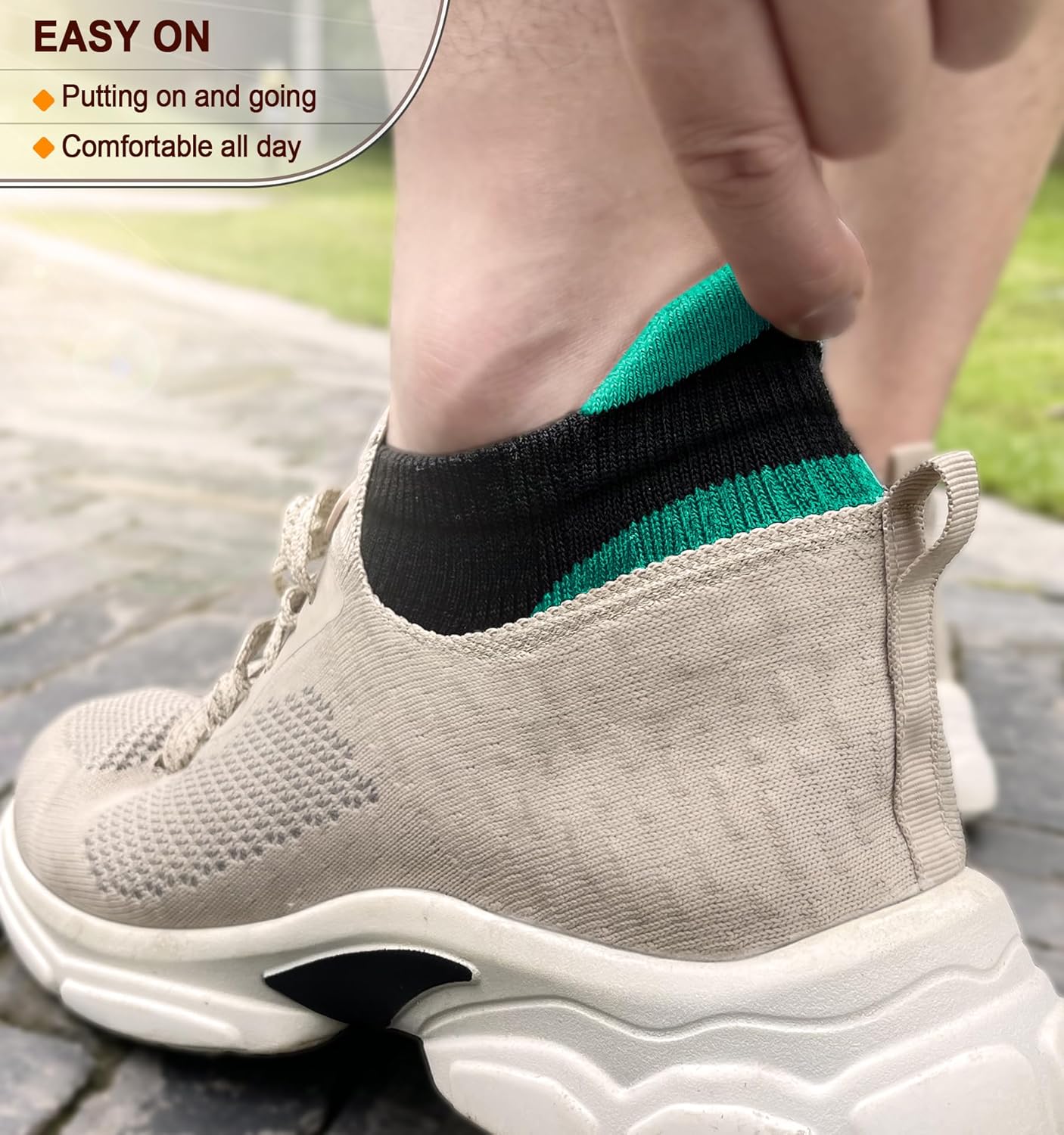 Thumbnail 1 de BULLIANT Calzini Sportivi Donna – 6 paia, Cuscino Completo con Linguetta sul Tallone