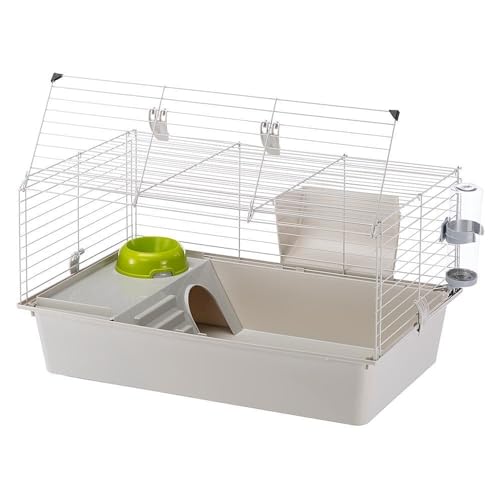 Detalle 2 de Ferplast CAVIE 80 Jaula para conejillos de indias 77×48×42 cm 🐾
