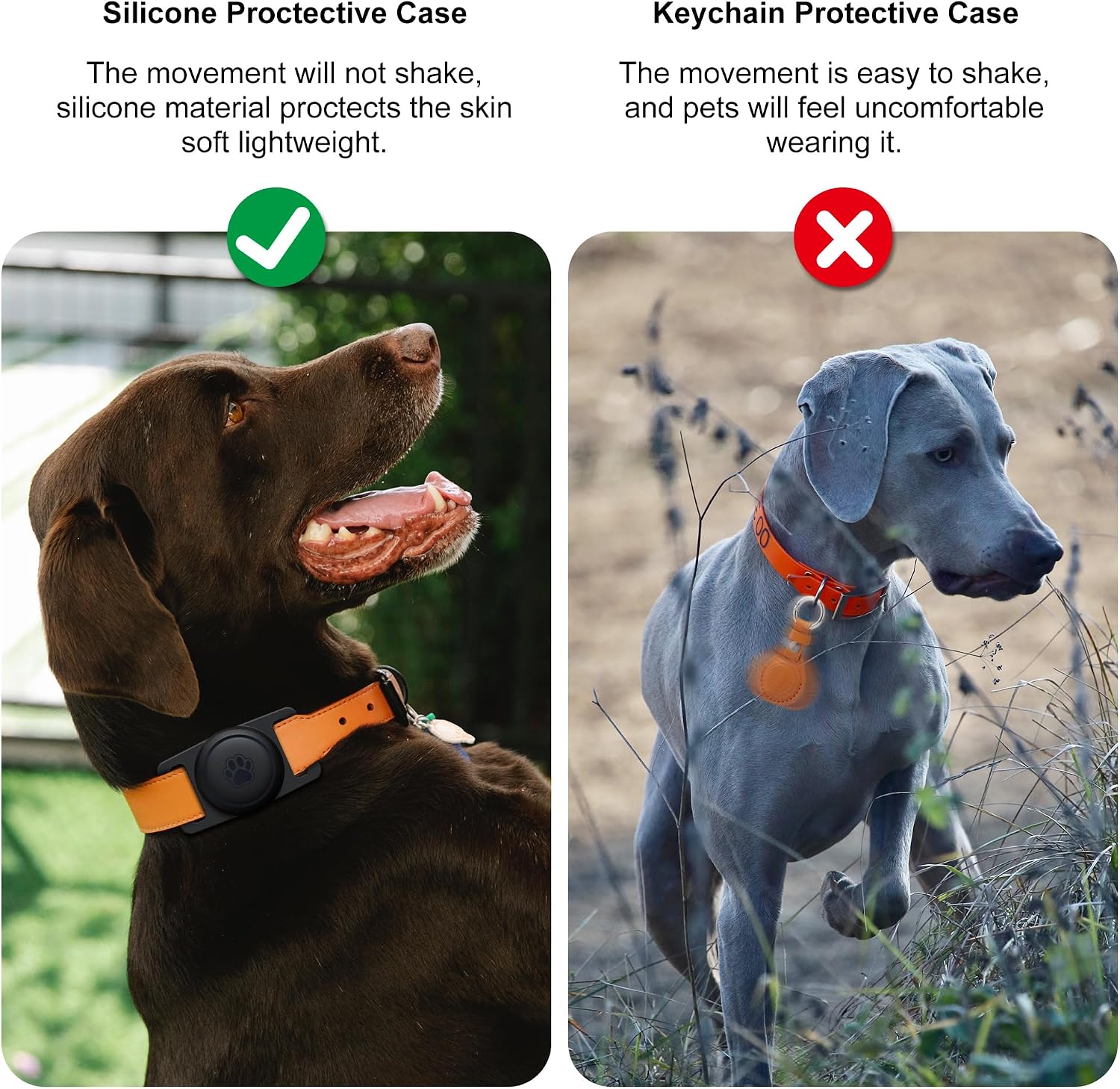 Thumbnail 6 de GOCII AirTag Dog Collar Holder 2-Pack