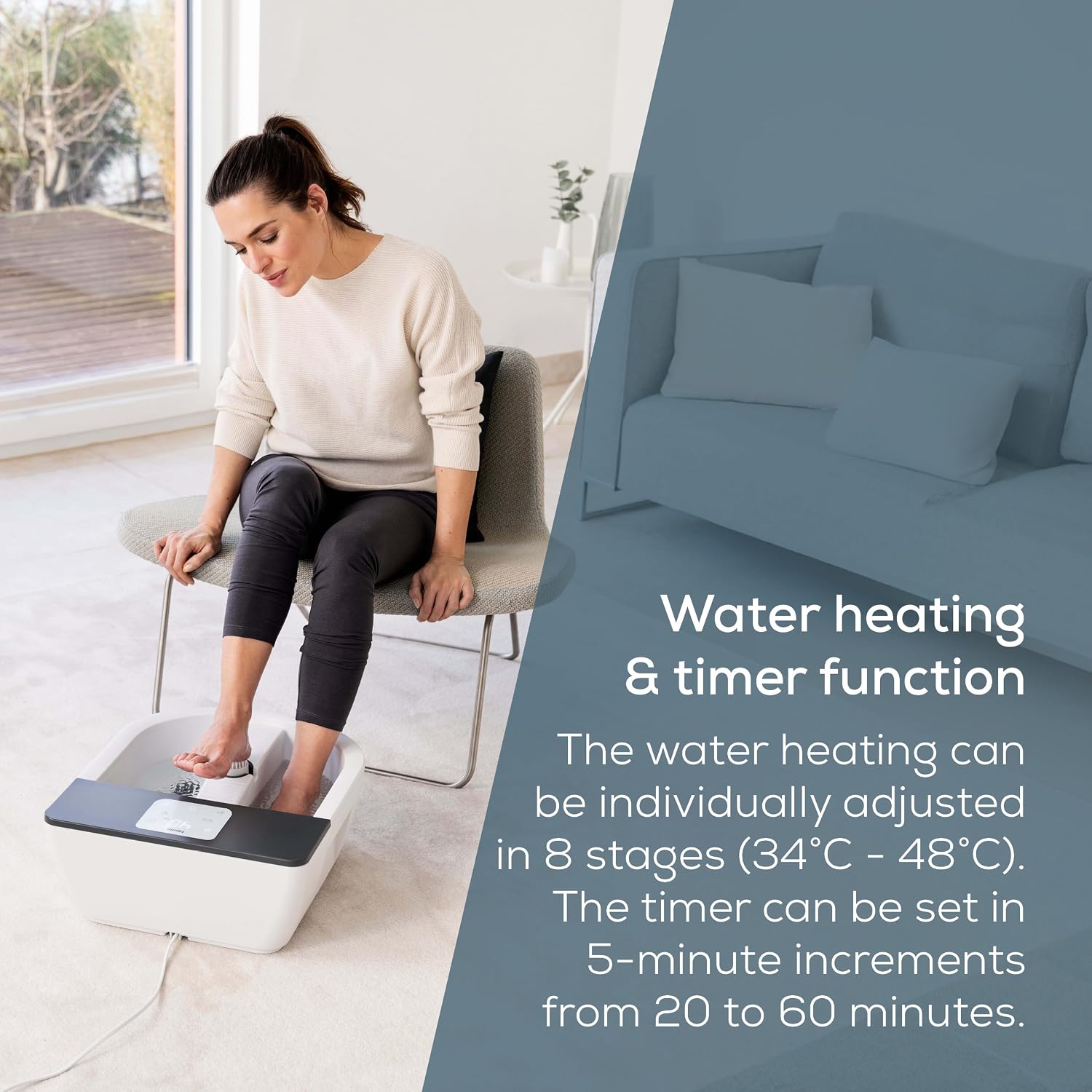 Detalle 1 de Beurer FB60UK Foot Spa 48°C