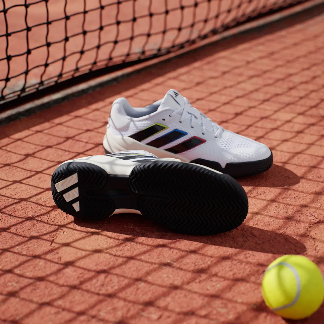 Detalle de Zapatilla de tenis Barricade de Adidas – blanco