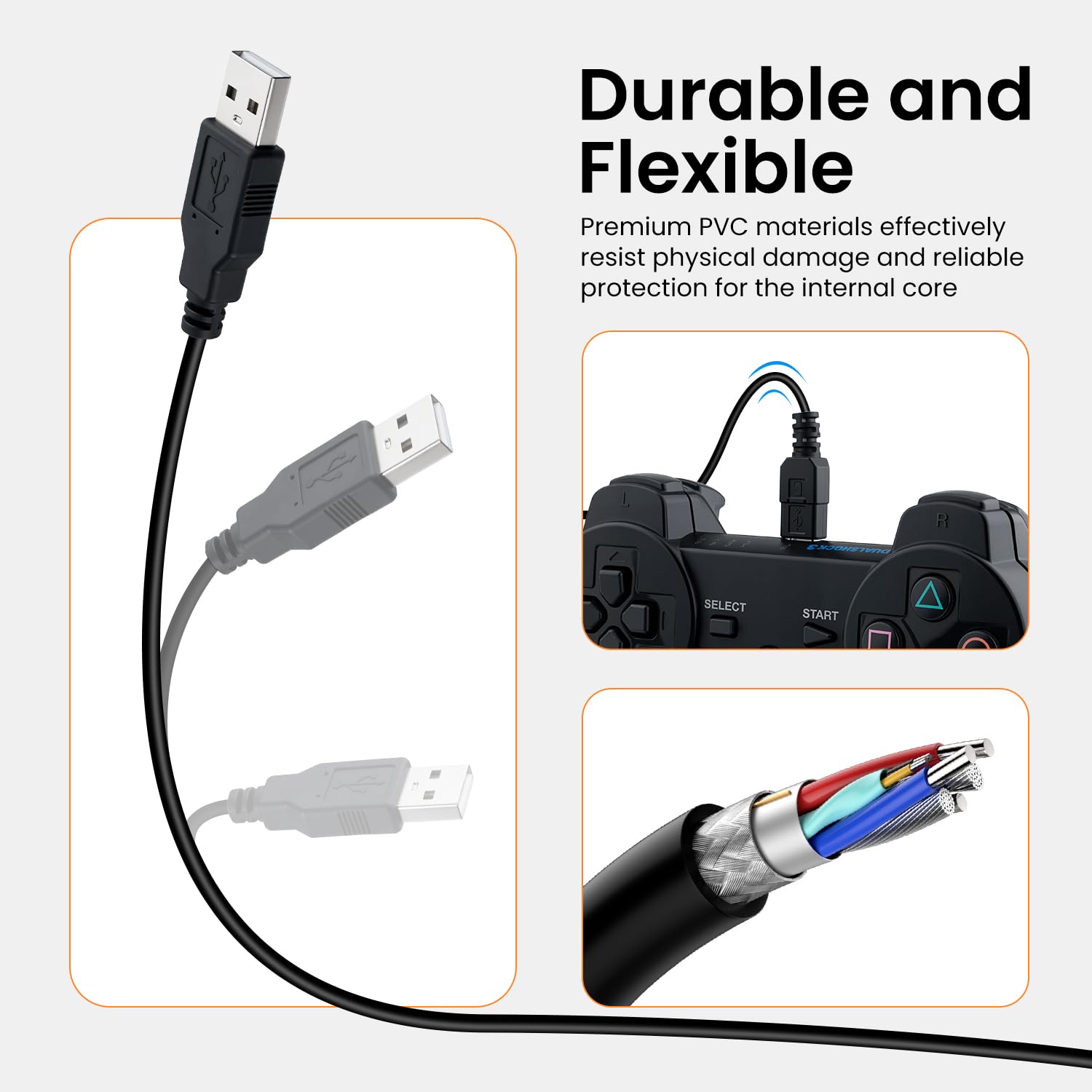 Thumbnail 3 de Tolesum Câble charge PS3 3 m 🔌