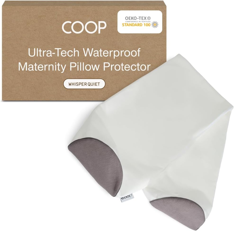 Detalle de Coop Home Goods Ultra-Tech Maternity Pillow Protector, Waterproof and Breathable