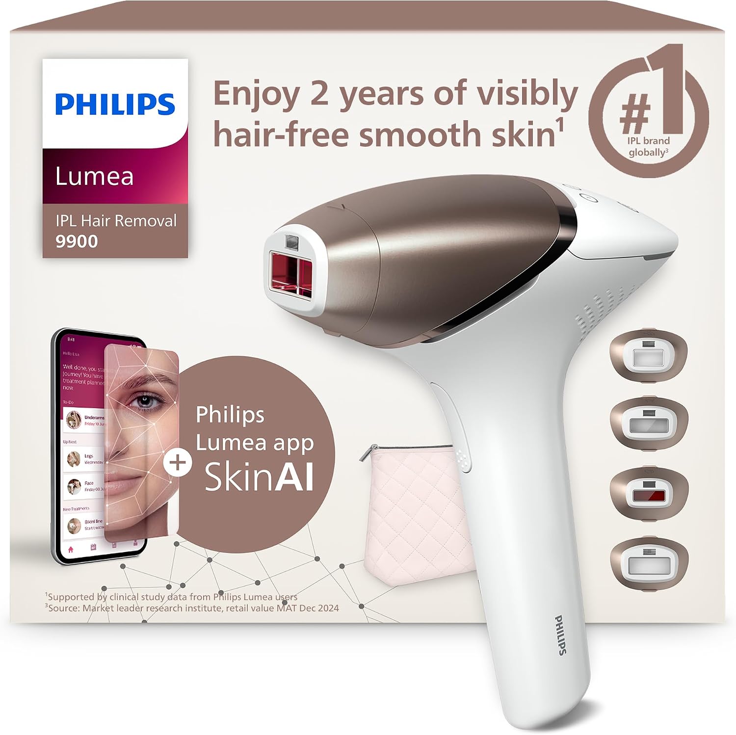 Detalle de Philips Lumea 9900 Series IPL Hair Removal Device (BRI951/01)
