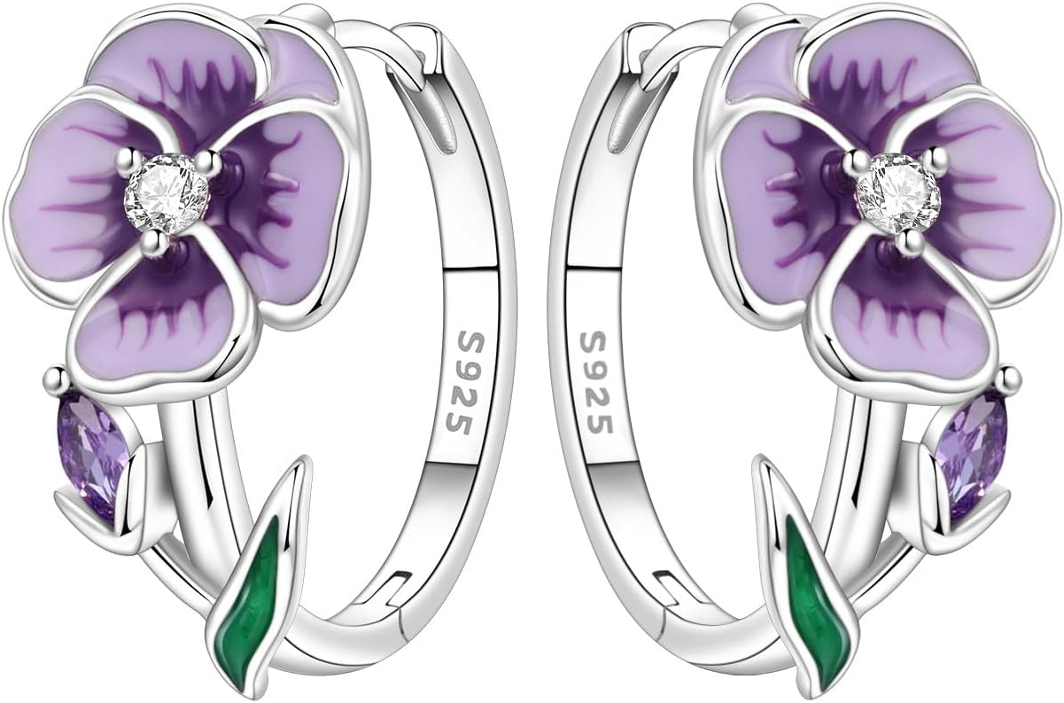 Thumbnail 6 de CYMYSS Ohrringe Silber 925 Creolen – Kleine Hoop-Ohrringe aus Sterlingsilber für Damen